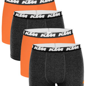 KTM by FREEGUN Boxershorts für Herren Unterwäsche Pant Men´s Boxer 4 er Multipac...