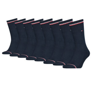 8 Paar TOMMY HILFIGER Herren ICONIC Socken Gr. 39 - 49 Tennis Socken