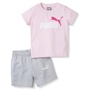 Puma Minicats Tee & Shorts Set rosa/grau 845839 16