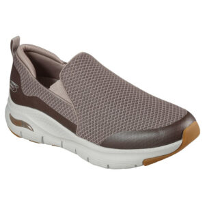 Skechers Herren Arch-Fit BANLIN Slip-On Sneakers 232043 Taupe
