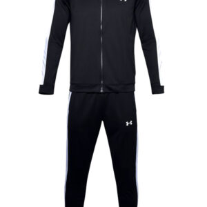 Under Armour Herren Knit Track Suit Trainingsanzug Jogginganzug 1357139 001 schw...