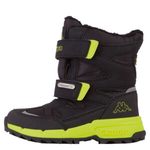 Kappa Unisex Kinder Stiefel Winterschuh gefüttert Stylecode 260903K Schwarz