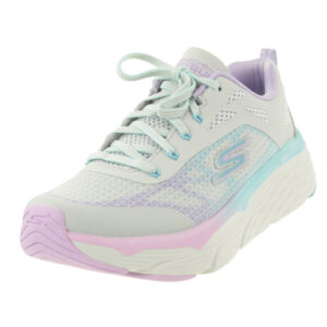 Skechers MAX CUSHIONING ELITE EVEN STRIDE Sneakers Laufschuhe Fitness Damen grau...