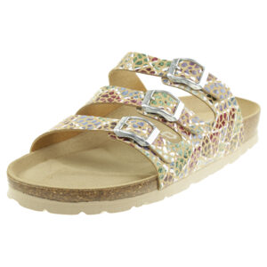 Rohde Sunnys N´13 Damen Pantolette Hausschuhe Sandale  5620 Camel