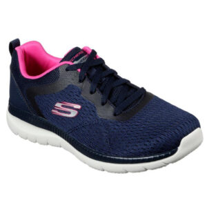 Skechers Bountiful - QUICK PATH Damen Sneaker Trainingsschuhe 12607 Blau