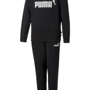 Puma No1 LOGO Sweat Suit FL B Kinder Unisex Jogginganzug 670884 01 schwarz