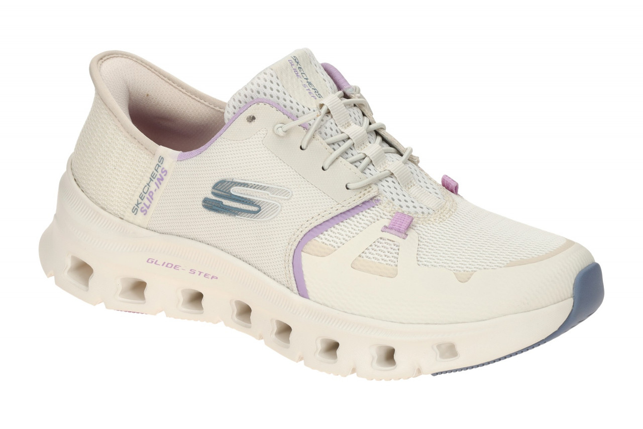 Skechers 150420 NTMT Damen Slipper nat/multi wei? mit Air Cooled Memory Foam 1 Skechers 150420 NTMT Damen Slipper nat/multi wei? mit Air Cooled Memory Foam