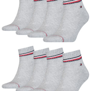 8 Paar TOMMY HILFIGER Herren ICONIC QUARTER Gr. 39 - 49 Sneaker Socken