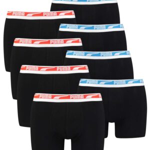 Puma Herren Boxer Boxershorts Men Unterhose Multi Logo Pant Unterwäsche 8er Pack...