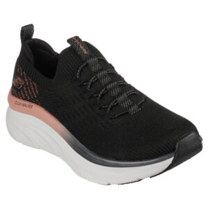 Skechers D´Lux Walker - LET IT GLOW Damen Sneaker 149366 Schwarz