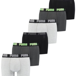 Puma Herren Cat Boxer Shorts Everyday Unterhose Pant Unterwäsche 6 er Pack