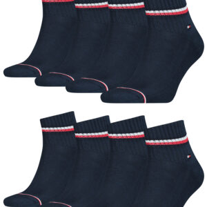 8 Paar TOMMY HILFIGER Herren ICONIC QUARTER Gr. 39 - 49 Sneaker Socken