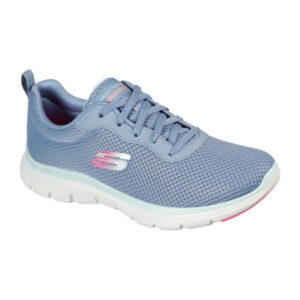 Skechers Damen FLEX APPEAL 4.0 Brilliant View Sneaker Turnschuhe 149303 blau