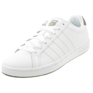 K-SWISS Court TIEBREAK Herren Sneaker Sportschuh 07011-148-M Weiß/Grau