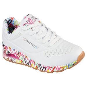 Skechers Street UNO LOVING LOVE Sneakers Women JGoldcrown weiss